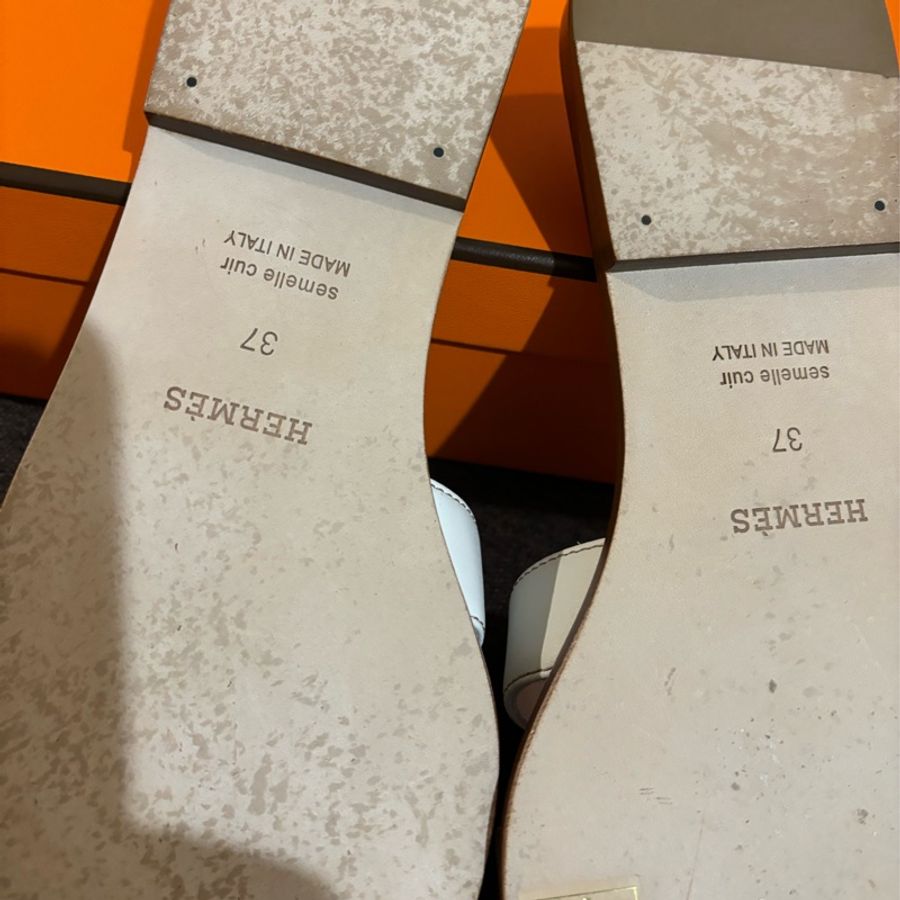 Hermes h經典拖 閒置品-8