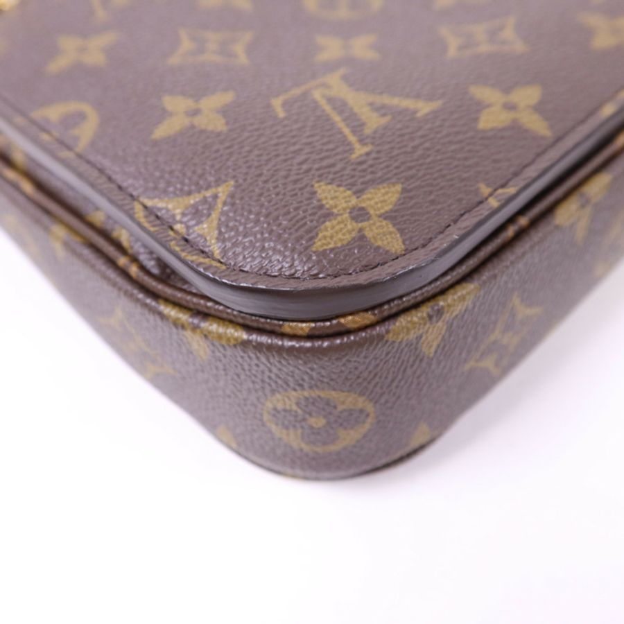LOUIS VUITTON Monogram Pochette Metis MM金扣手挽肩背兩用袋-12