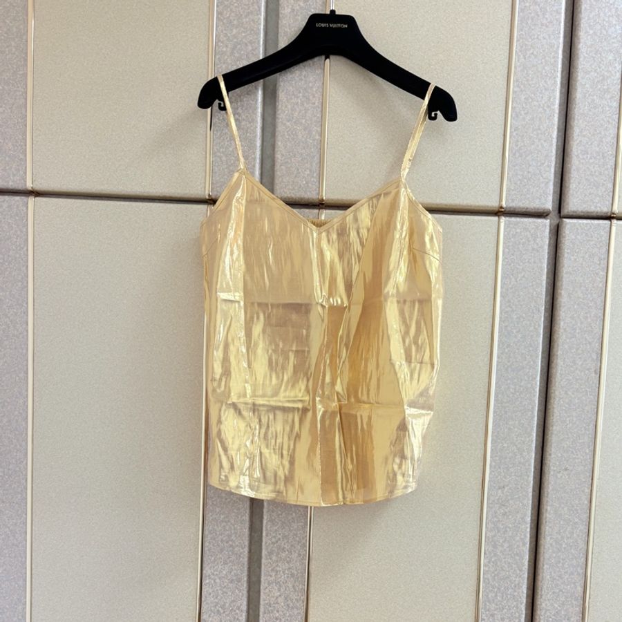 全新法國品牌Des Petits Hauts 時尚金色上衣 S~L可穿-0