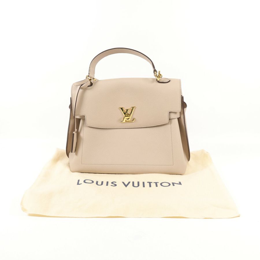 LOUIS VUITTON 【激減優惠】牛皮皮革Lockme Ever金扣手挽肩背兩用袋-15