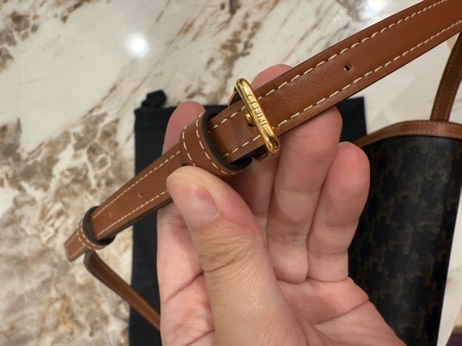 Celine (大款)經典老花信封包 Enveloppe Thriompe WOC包 肩背包-10
