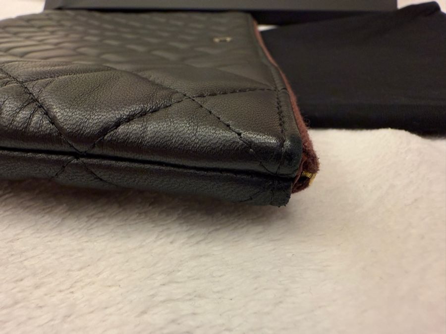 Chanel pouch clutch 經典黑色手拿包-9