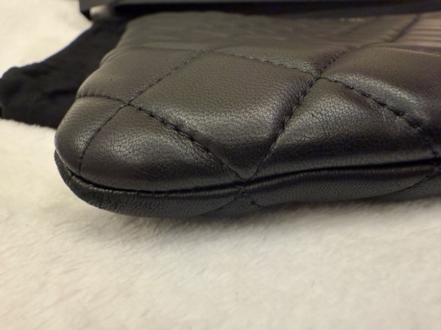 Chanel pouch clutch 經典黑色手拿包-12