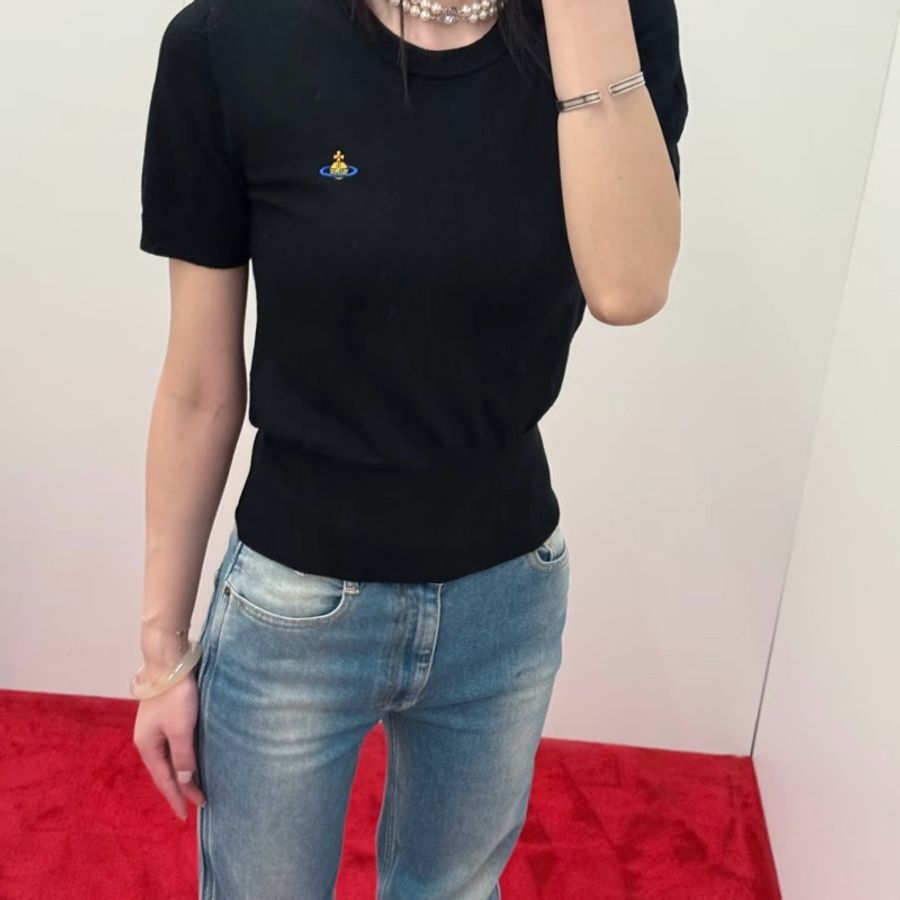 Vivienne Westwood 西太后 純羊毛 短袖針織#XS S M 三個顏色-5