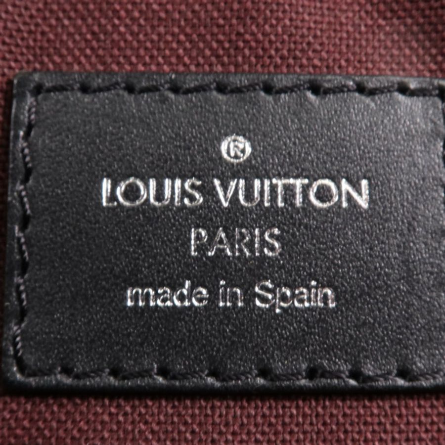 LOUIS VUITTON Monogram Macassar Distrist MM銀扣肩背袋-11