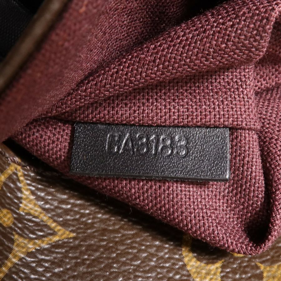 LOUIS VUITTON Monogram Macassar Distrist MM銀扣肩背袋-12
