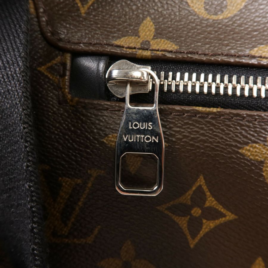 LOUIS VUITTON Monogram Macassar Distrist MM銀扣肩背袋-15