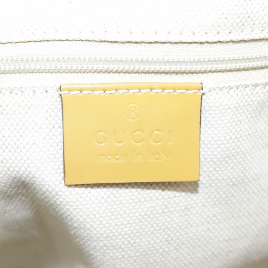 【日本直送】GUCCI GG帆布雪莉系列手提包 米色 金色 211971 正品 yk16245-14