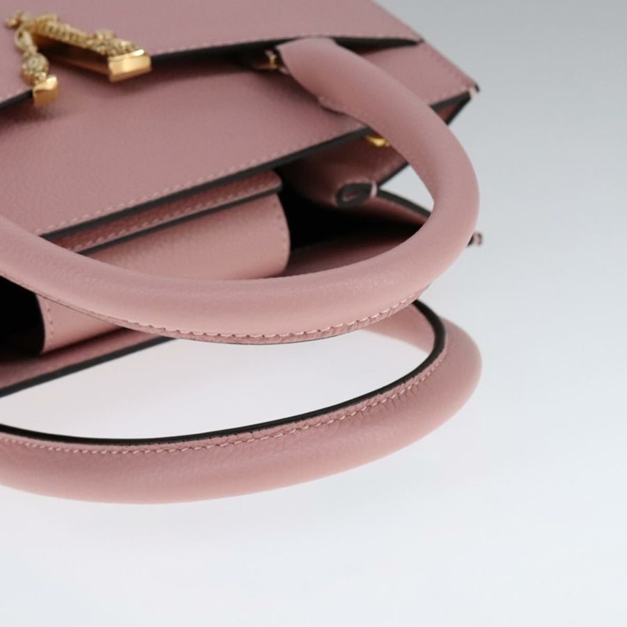 【日本直送】范思哲 (VERSACE) 手提包 皮革 兩用 粉紅色 正品 108430-6
