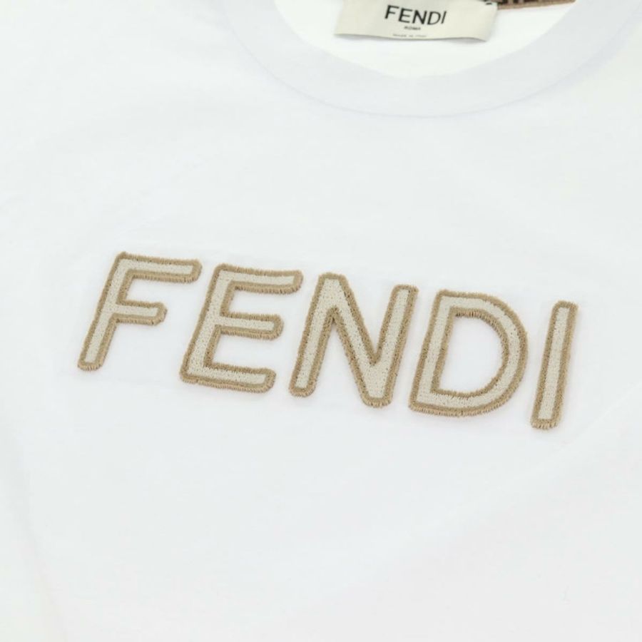 【日本直送】FENDI 短袖襯衫 純棉 白色 Auth am9149M-6