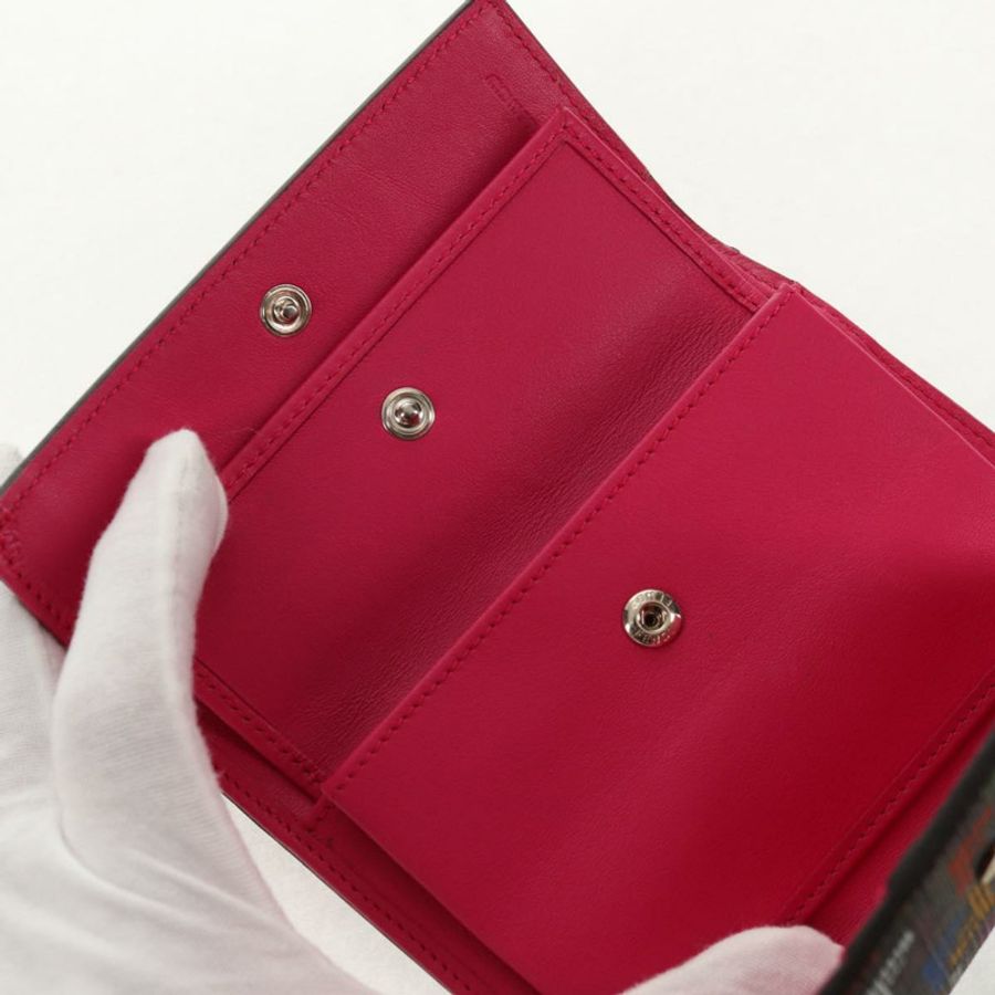 【日本直送】FENDI Zucca帆布三折皮夾 多色金色 正品 145553V-8