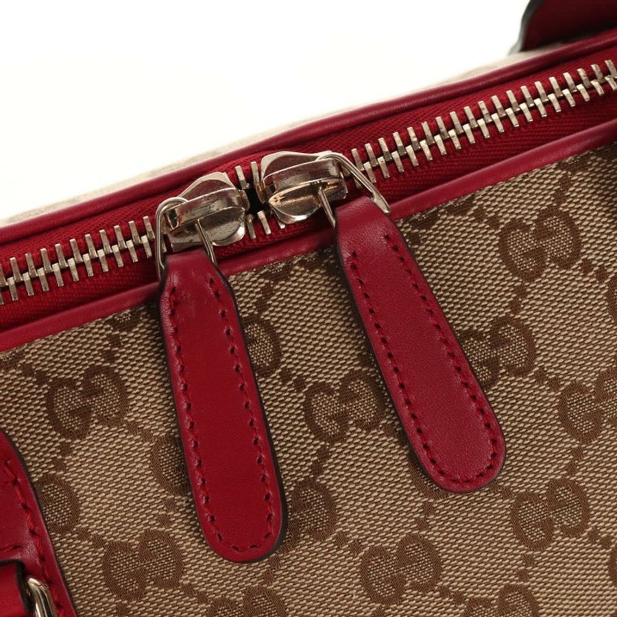 【日本直送】GUCCI GG帆布愛心圖案手提包 2way Beige Red Auth ki5996V-22