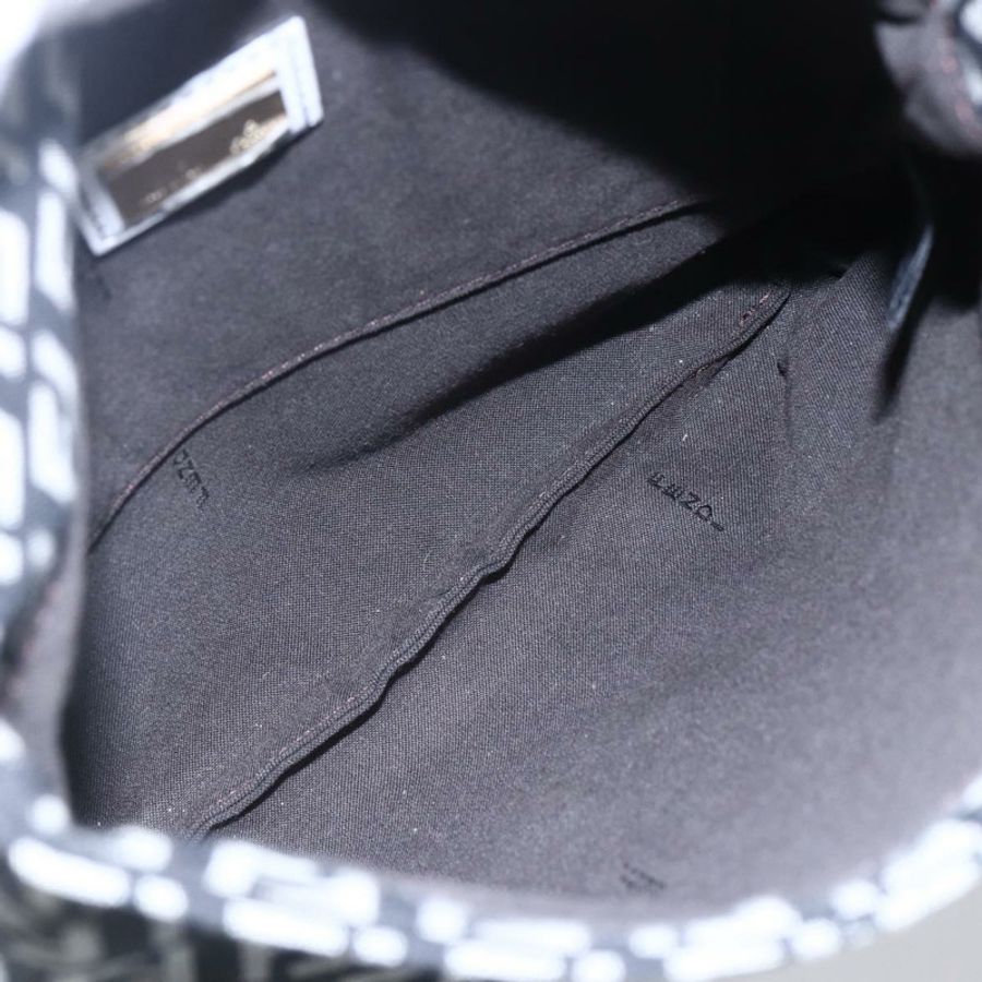 【日本直送】FENDI Zucchino 帆布 Mamma 水桶肩背包 棕色金色 正品 130807V-9