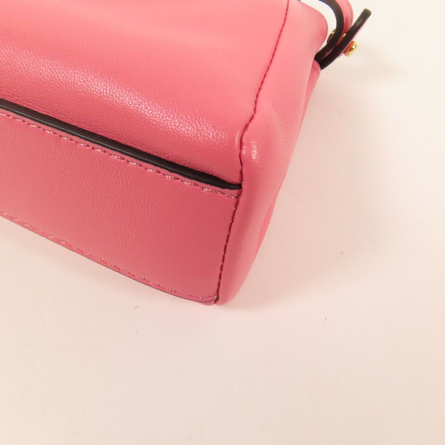 FENDI 牛皮皮革Micro Peekaboo金扣肩背袋-14