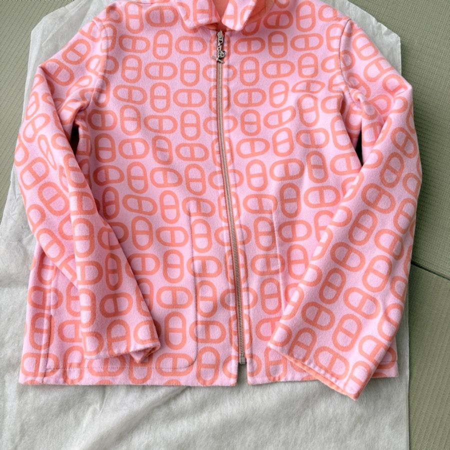 Hermes Cashmere Reversible Jacket-size 36-2