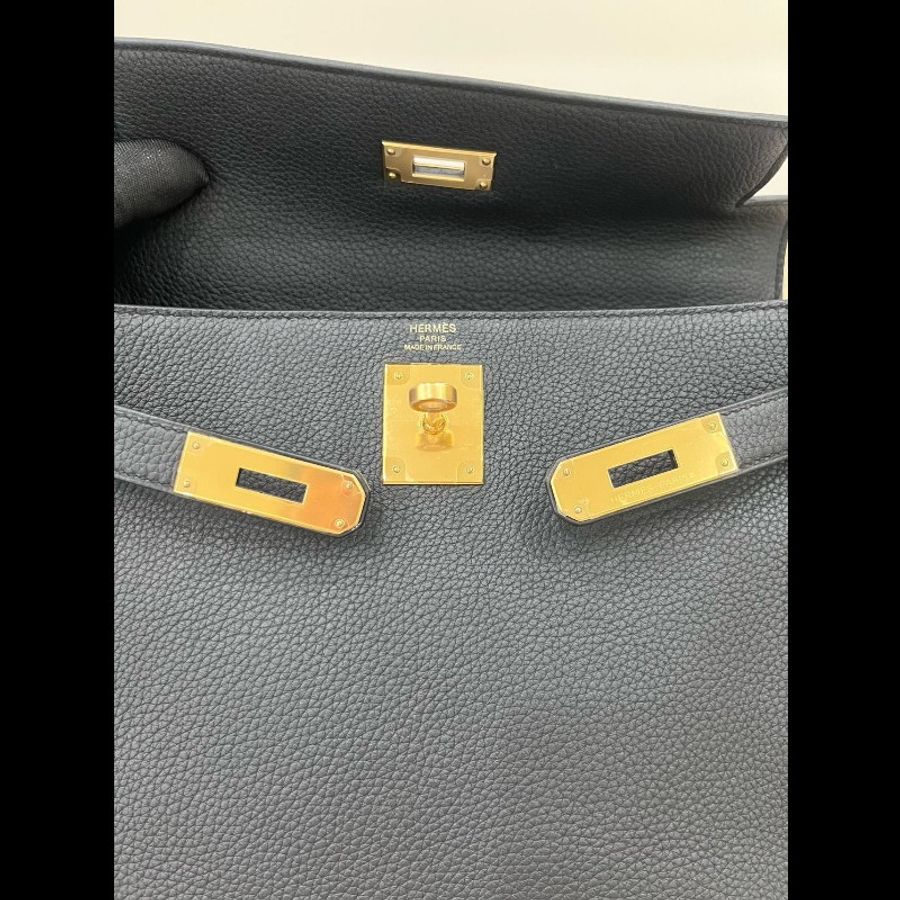 Hermes kelly 28 黑金
Togo leather-11