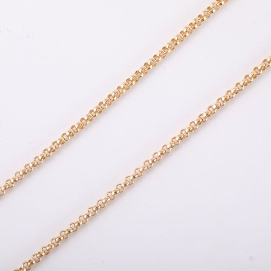 BVLGARI BVLGARIBVLGARI雙面縞瑪瑙小圓餅項鏈18K黃金/縞瑪瑙項鏈黃金項鍊-3