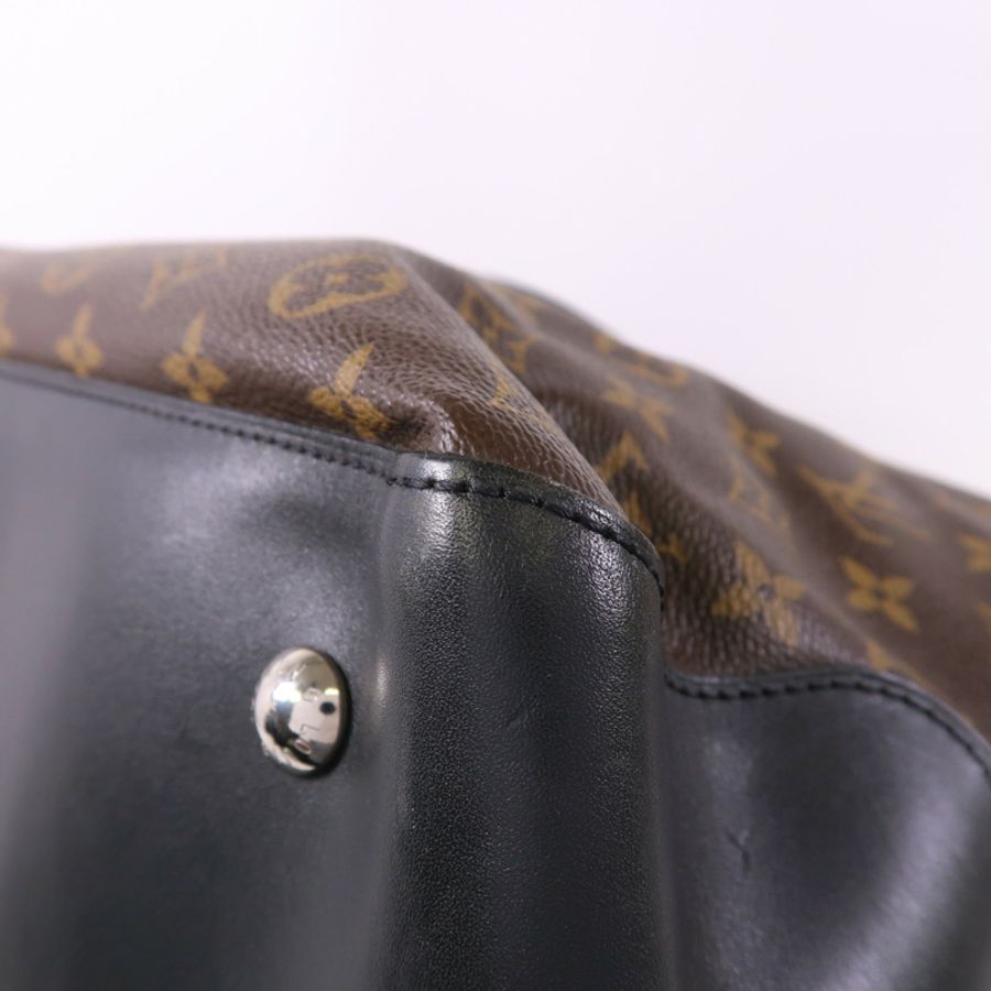 LOUIS VUITTON Monogram Greenwich銀扣手挽肩背兩用袋-11