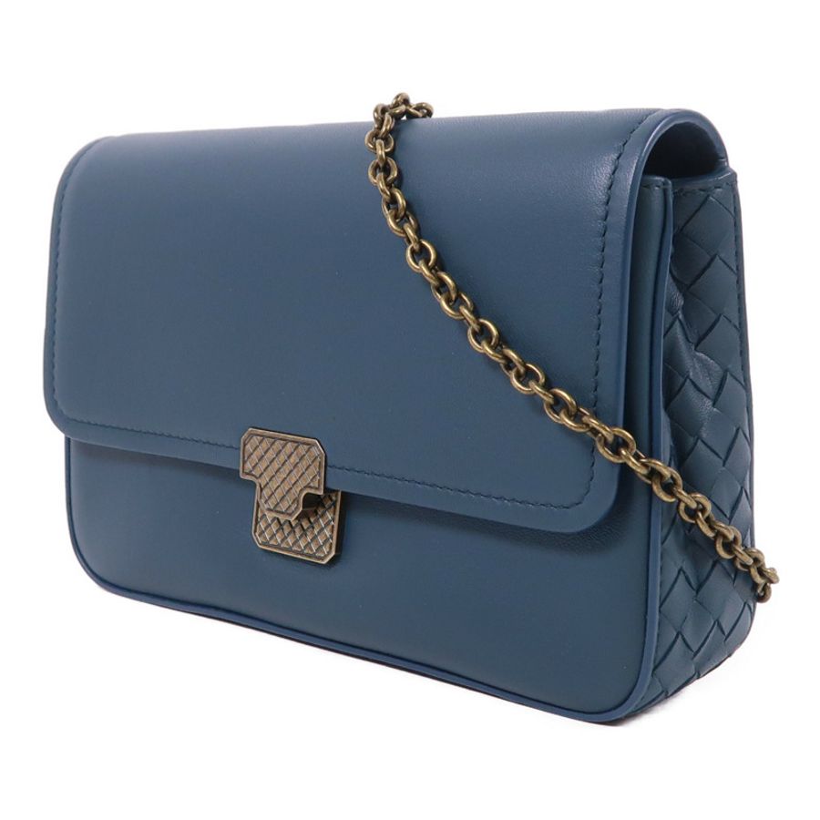 BOTTEGA VENETA 牛皮皮革Chain Shoulder鏈帶肩背袋-2