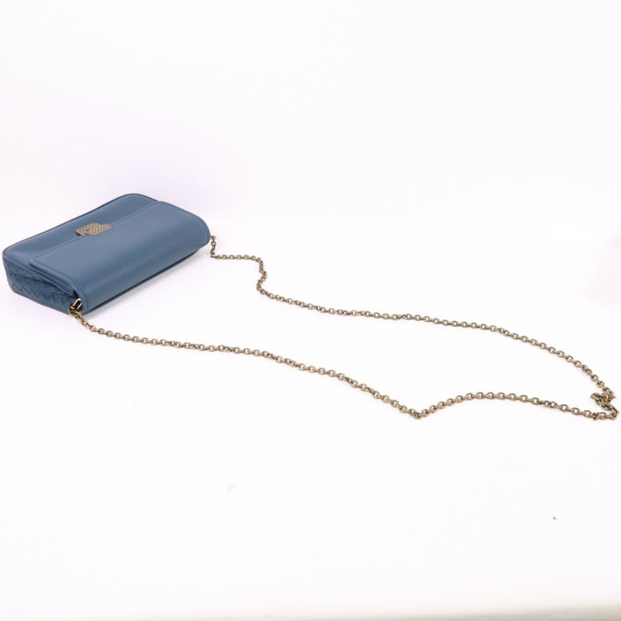 BOTTEGA VENETA 牛皮皮革Chain Shoulder鏈帶肩背袋-8
