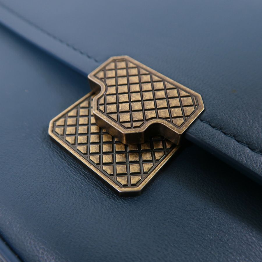 BOTTEGA VENETA 牛皮皮革Chain Shoulder鏈帶肩背袋-10