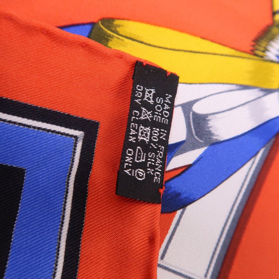 HERMES 絲質Scarf絲巾-6