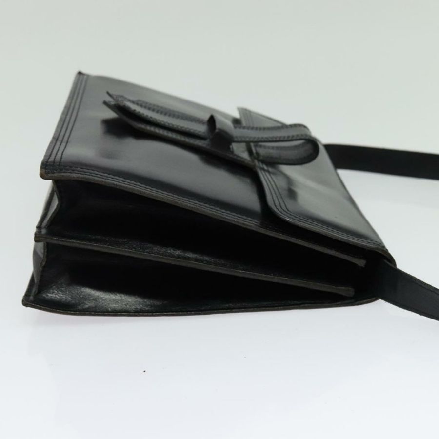 【日本直送】SAINT LAURENT 黑色金色皮革肩背包 正品 bs29361-3
