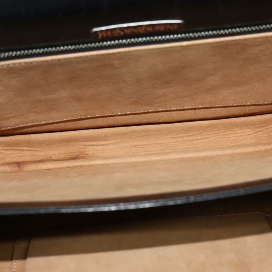 【日本直送】SAINT LAURENT 黑色金色皮革肩背包 正品 bs29361-10