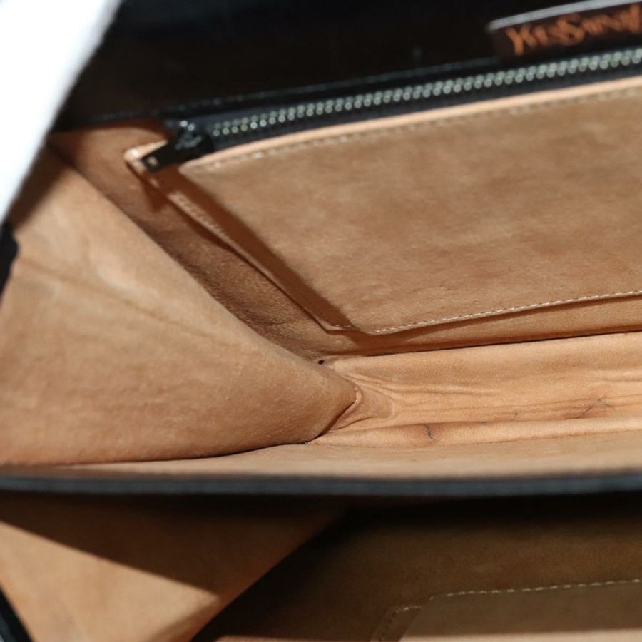 【日本直送】SAINT LAURENT 黑色金色皮革肩背包 正品 bs29361-18