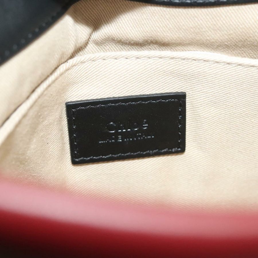 【日本直送】Chloe 皮革雙肩包 波爾多紅 金 銀色 正品 bs29200-19