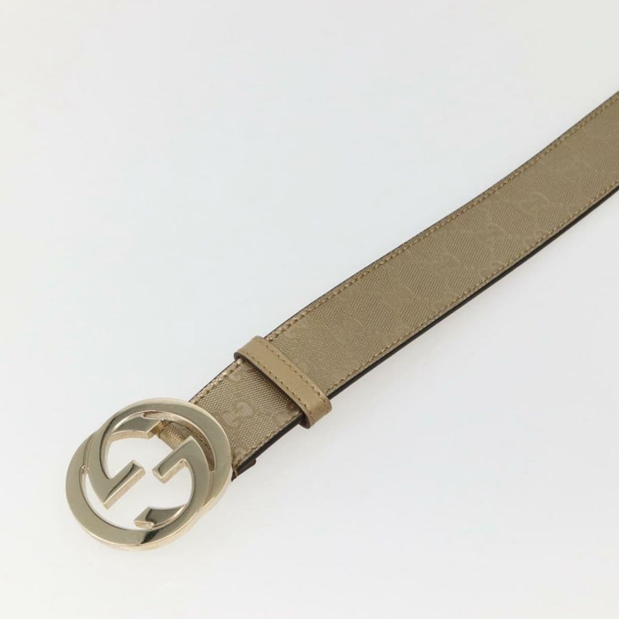 【日本直送】GUCCI GG 互扣式腰帶 37 吋 金色 114876 授權碼 143201-4