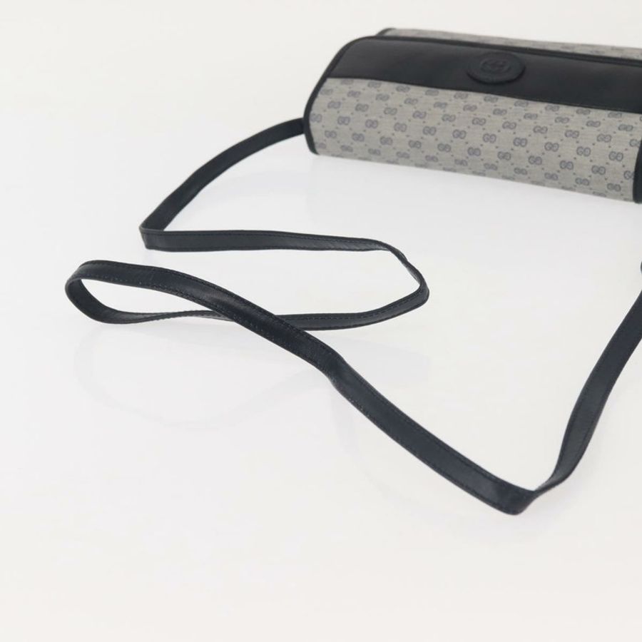 【日本直送】GUCCI Micro GG Supreme 單肩包 PVC 海軍藍/金色 004 89 1041 正品 144072-6