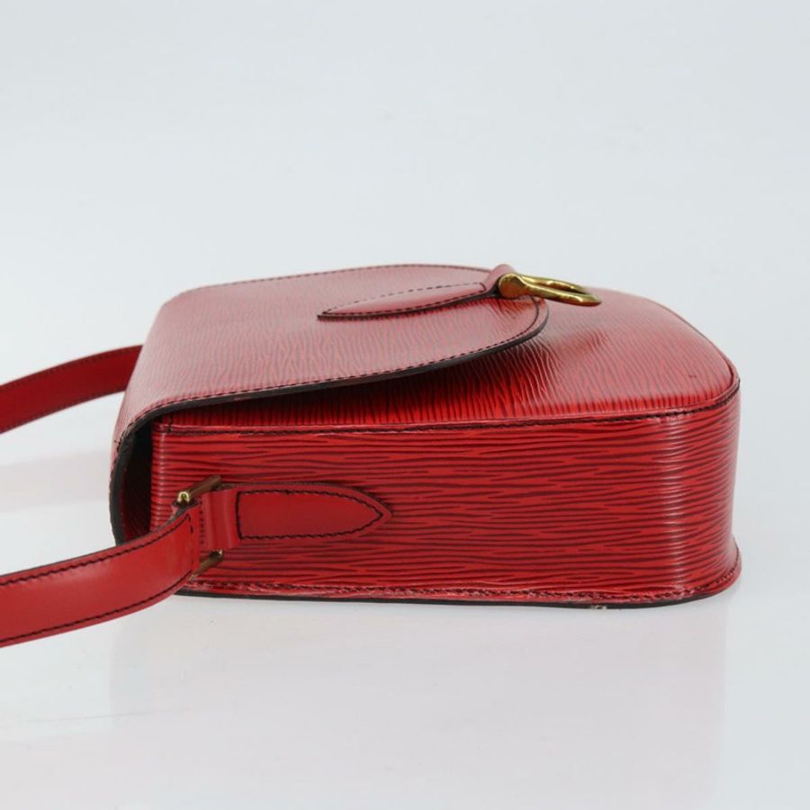 【日本直送】路易威登 Epi Saint Cloud GM 肩背包 紅色 M52197 LV Auth 144282-3