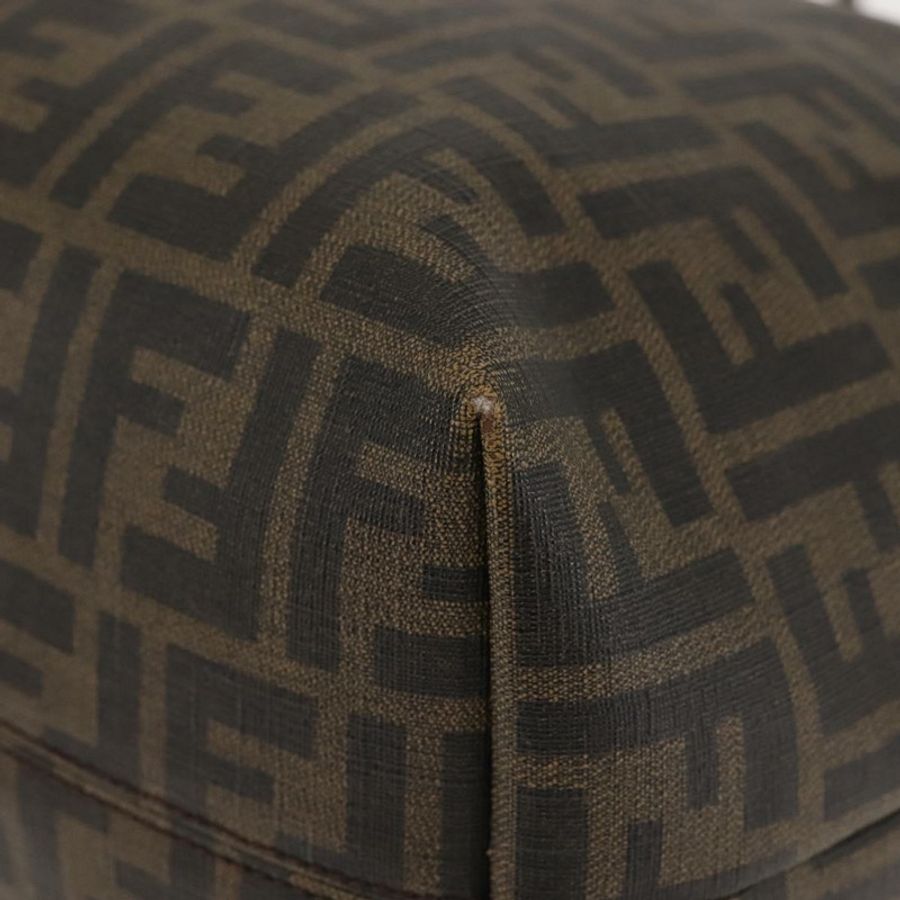 【日本直送】FENDI Zucca帆布手提包 黑色 棕色 正品 144917-13