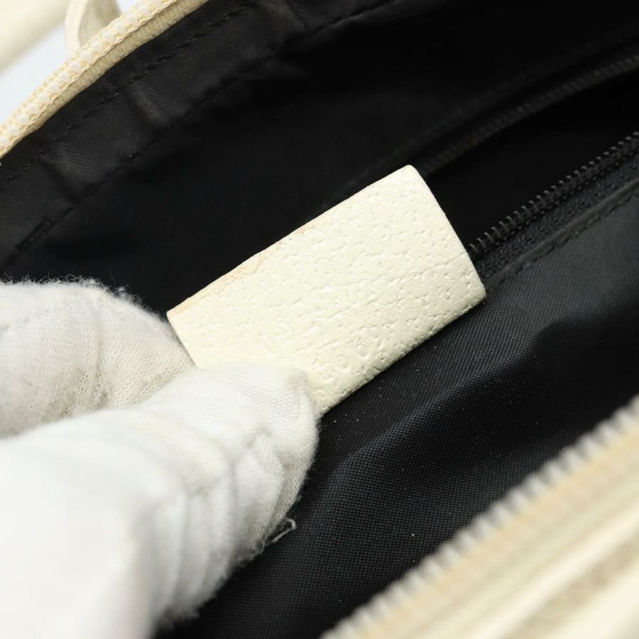 【日本直送】GUCCI Jackie 手提包 皮革 白色 銀色 002 1071 Auth ti3434-11