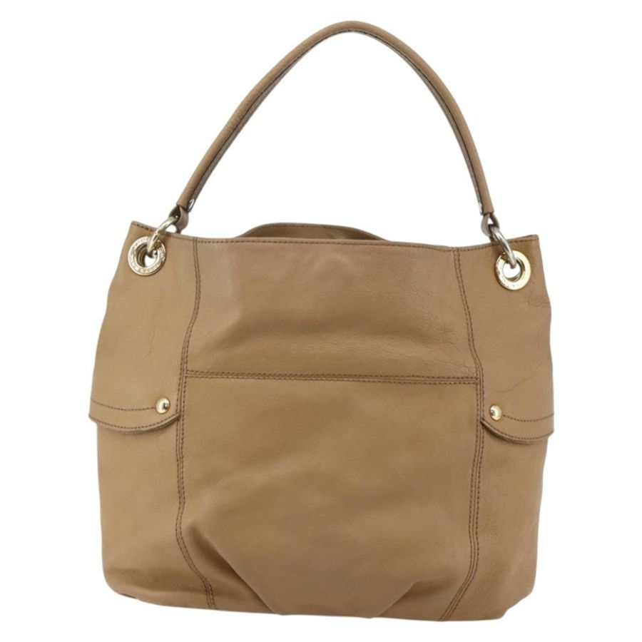 【日本直送】BURBERRY 藍標單肩包 皮革 米色 金色 正品 ti3445-1