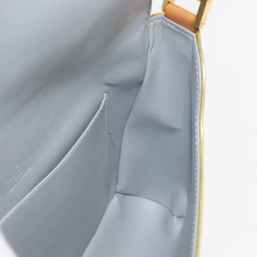 【日本直送】路易威登 Monogram Vernis Thompson Street Bag Gris M91008 LV Auth 145734-17