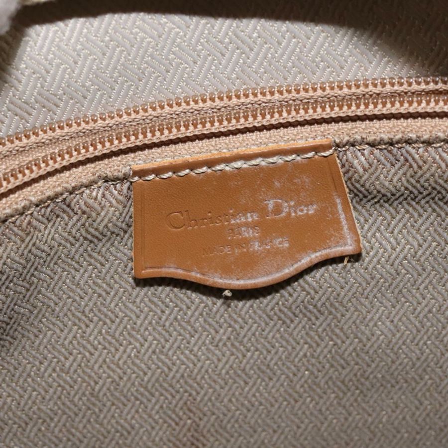 【日本直送】Christian Dior Trotter帆布肩背包 金色 米色 正品 145961-9