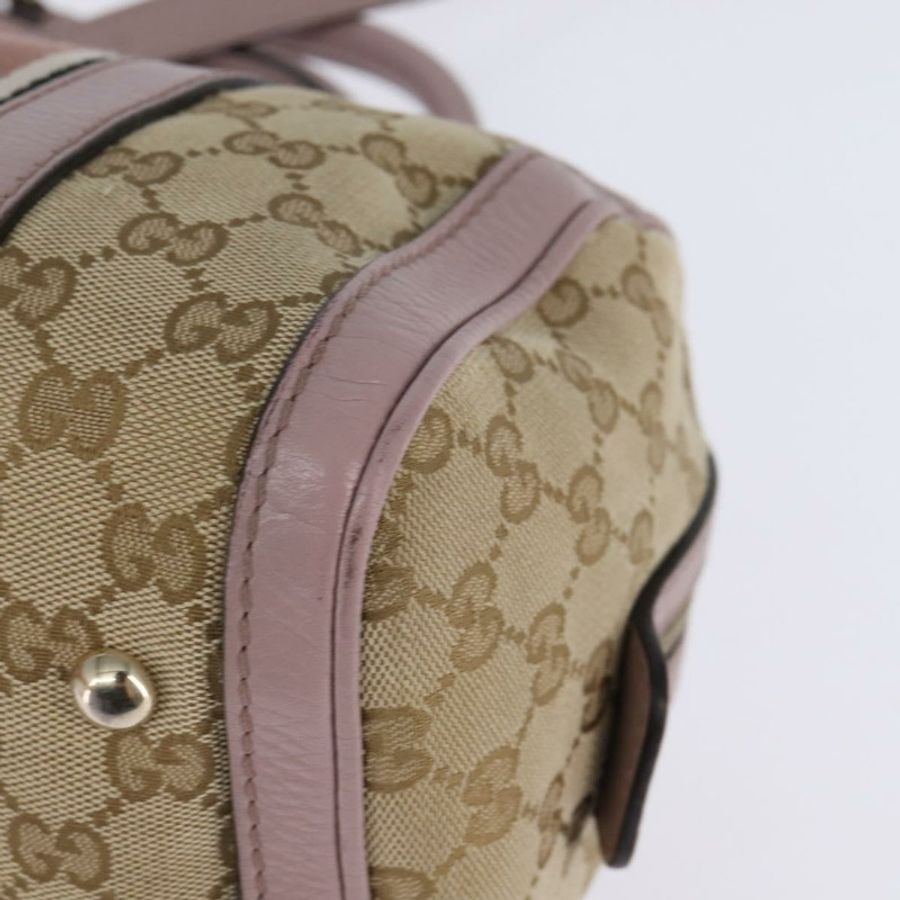 【日本直送】GUCCI GG帆布波士頓包 兩用 米色/金色 269876 正品 145953-8
