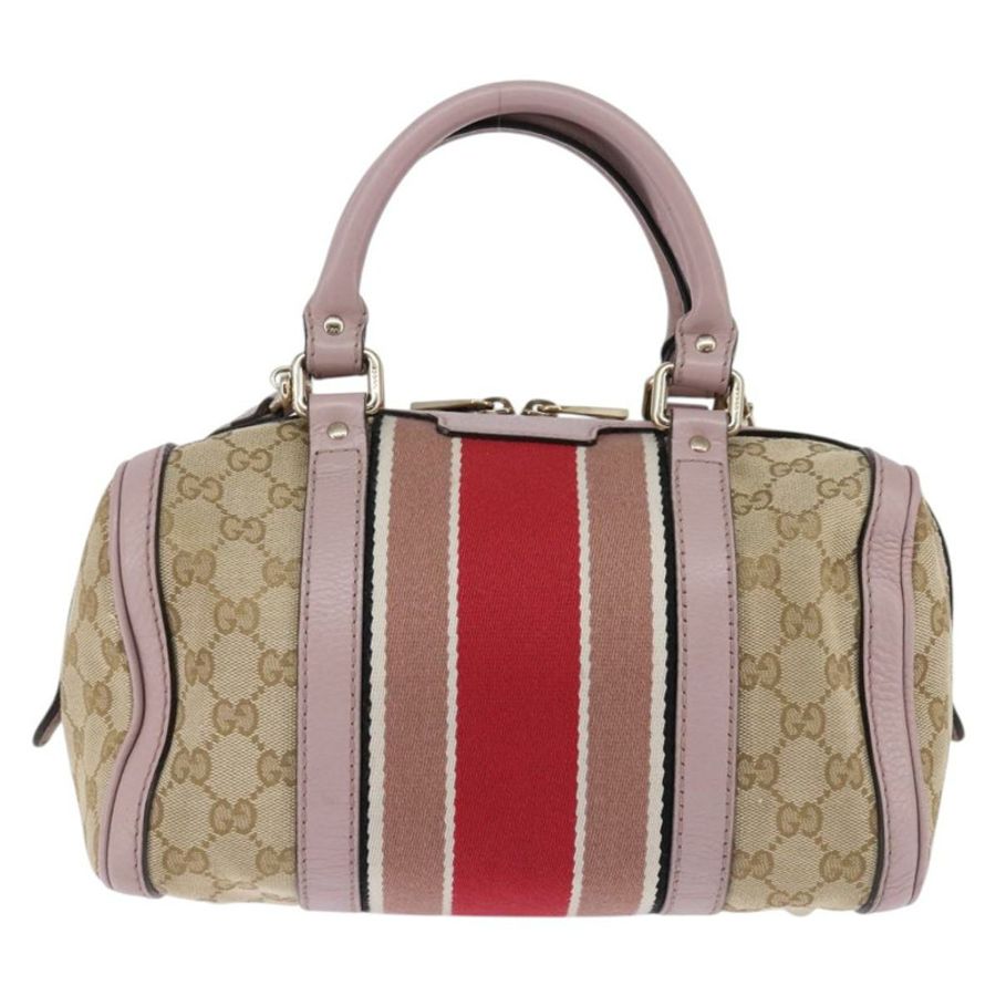 【日本直送】GUCCI GG帆布波士頓包 兩用 米色/金色 269876 正品 145953-12