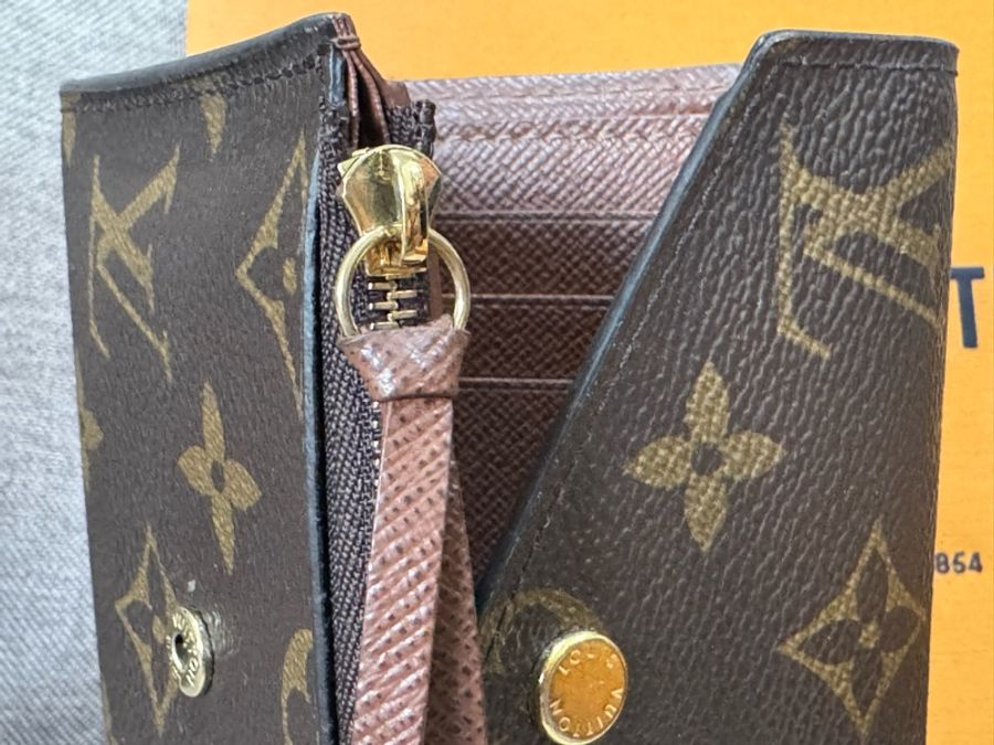Louis Vuitton 專櫃大全配 老花經典短夾-14