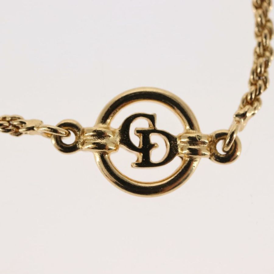 【日本直送】Christian Dior 圓形標誌手環 金屬金 正品 146060-5