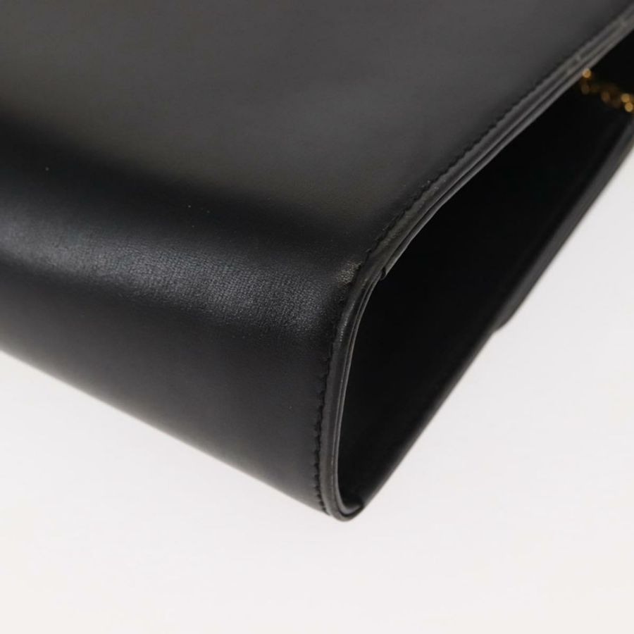 【日本直送】BALLY 鏈條單肩包 皮革 黑色 金色 正品 145994-15