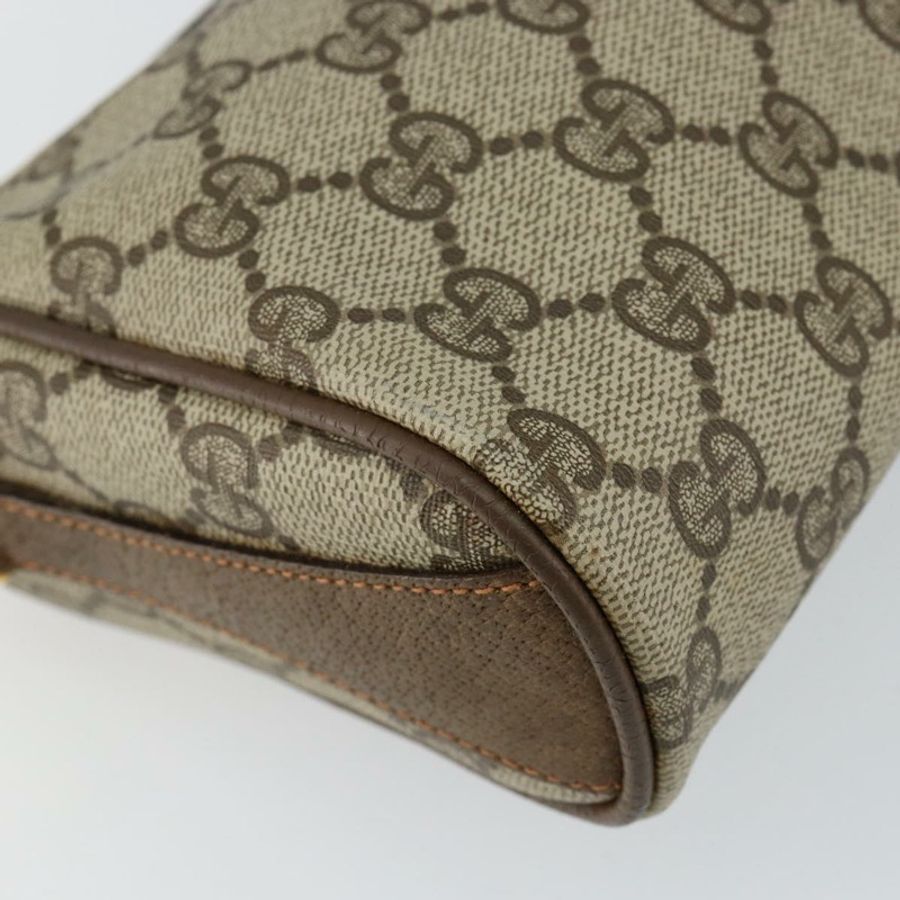 【日本直送】GUCCI GG Supreme Web Sherry Line 手提包 PVC 米色 金色 89 02 018 正品 145882-13