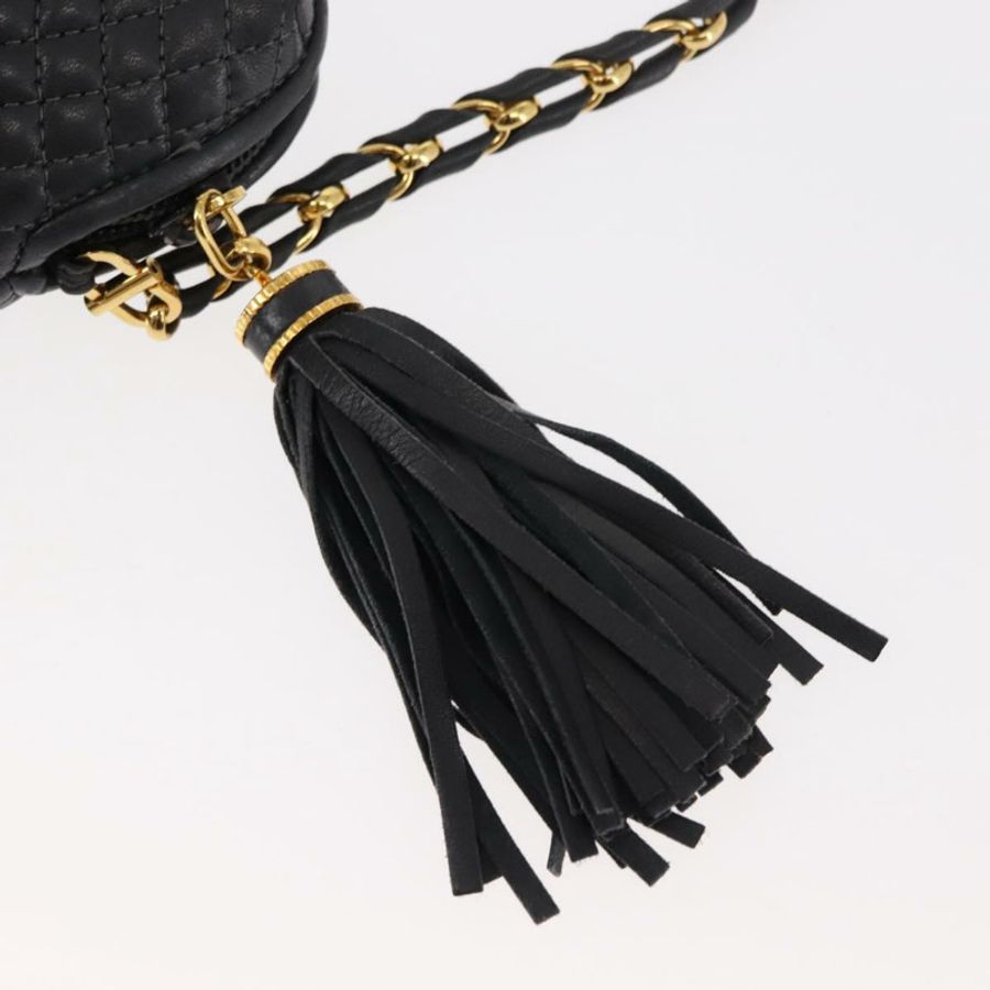 【日本直送】BALLY 鏈條單肩包 皮革 黑色 正品 145489-9