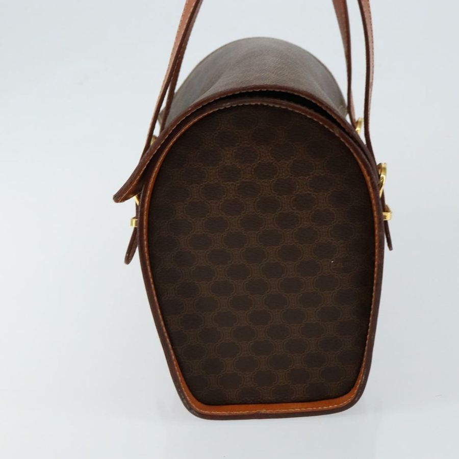 【日本直送】CELINE Macadam帆布手提包 PVC皮革 棕色 正品 ki6046-2