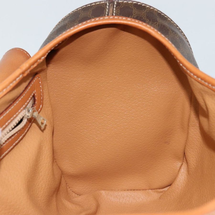 【日本直送】CELINE Macadam帆布手提包 PVC皮革 棕色 正品 ki6046-20