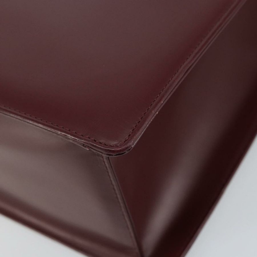 【日本直送】BURBERRY Nova 格紋手提包 帆布皮革 波爾多紅 米色 正品 ki6009-14