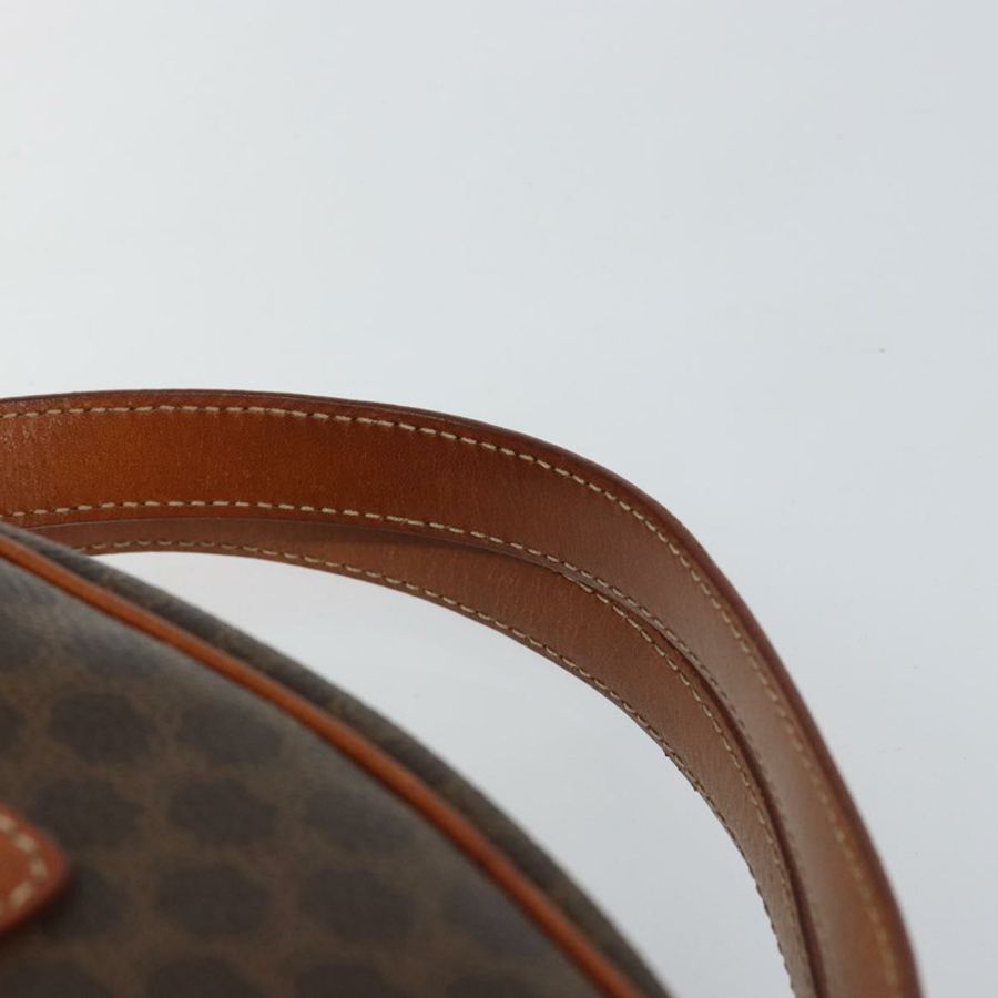 【日本直送】CELINE Macadam帆布手提包 PVC皮革 棕色 正品 ki6094-7