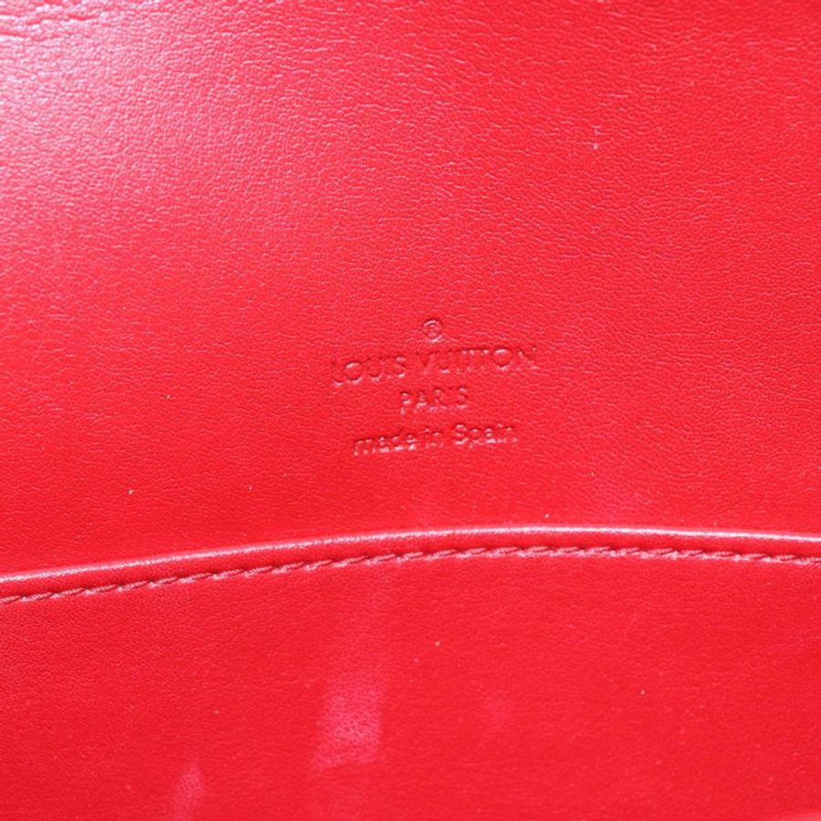 【日本直送】路易威登 Monogram Vernis Thompson Street 包紅色胭脂 M91094 正品 147343-9